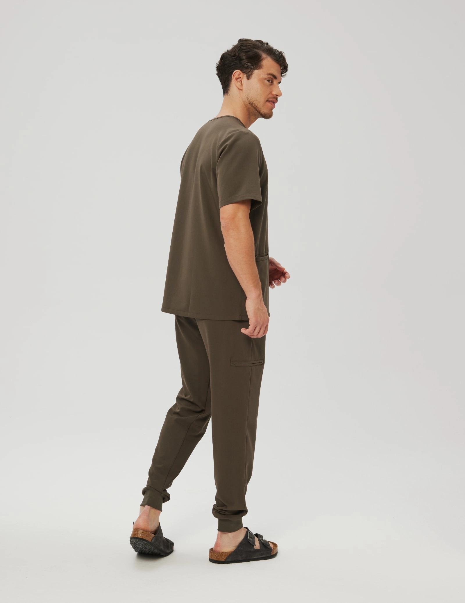 Men's Joggers Pants - OLIVE NIGHT