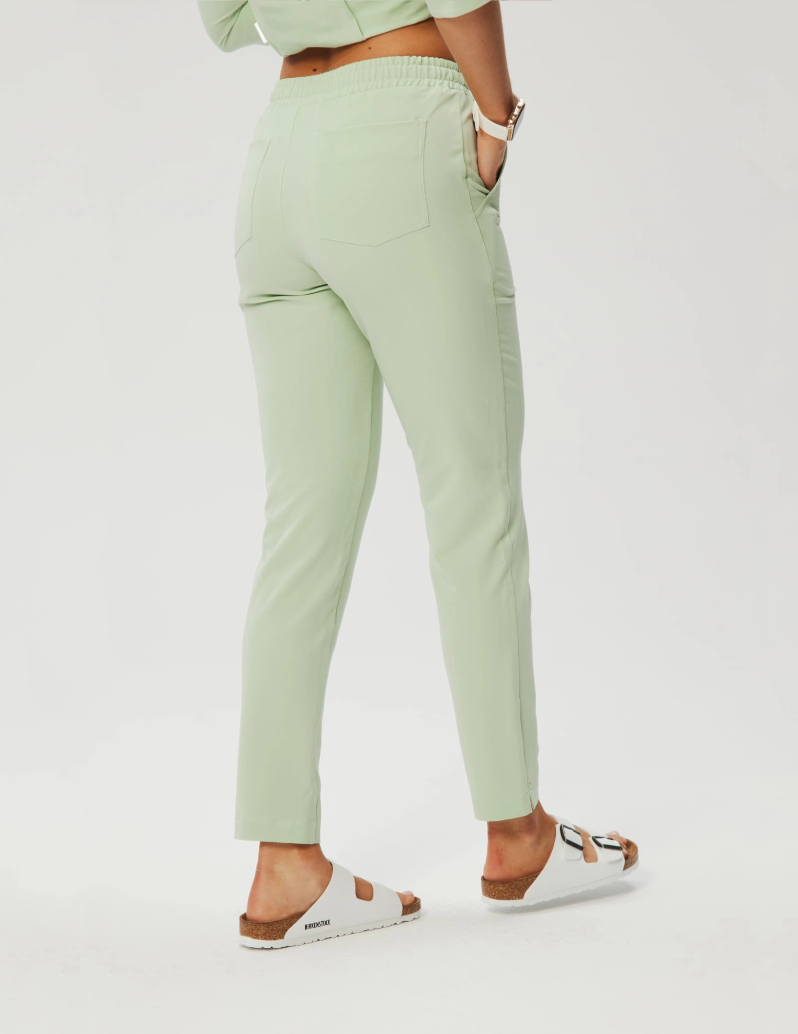 Women's Basic Pants - MATCHA LATTE