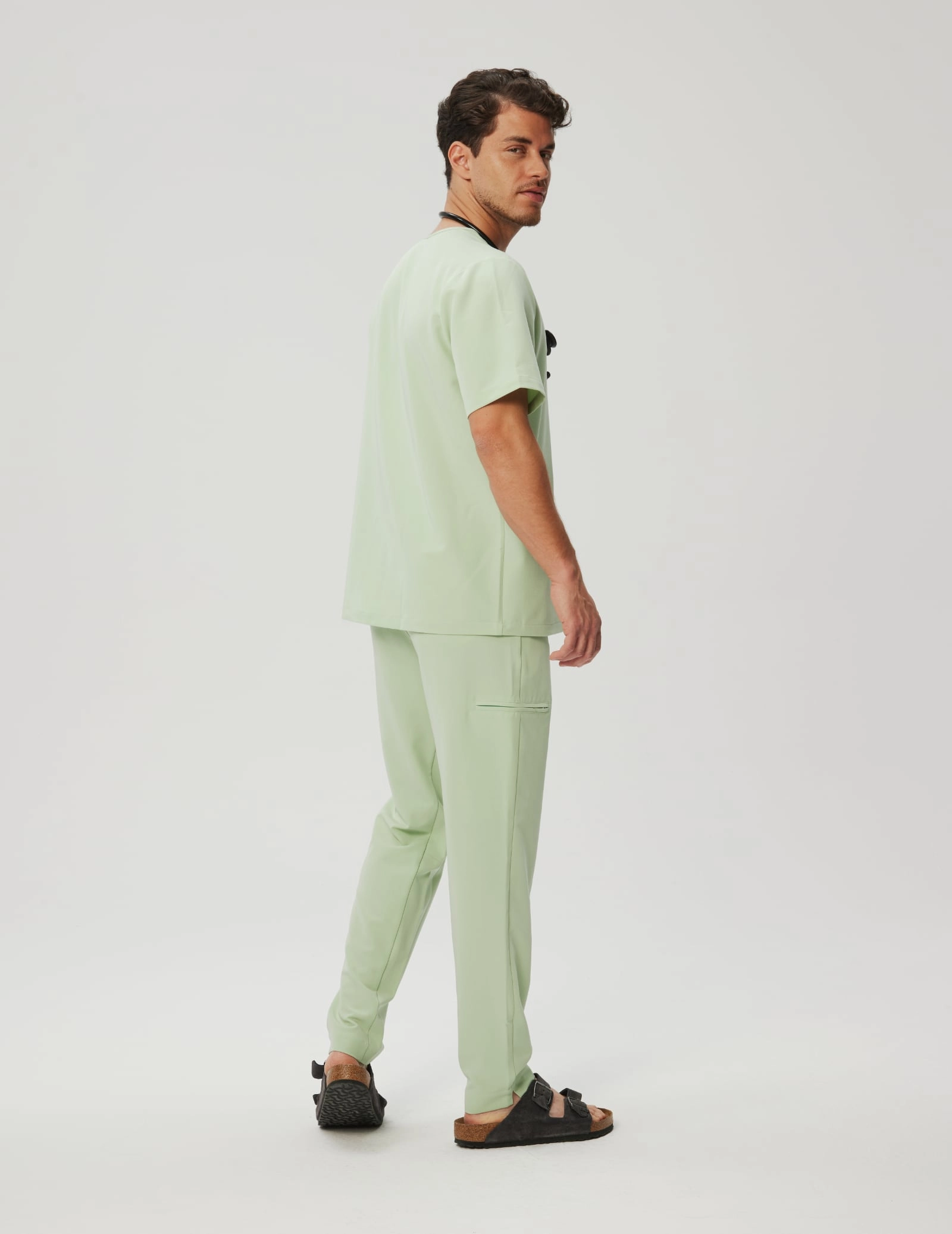 Men's Basic Pants - MATCHA LATTE