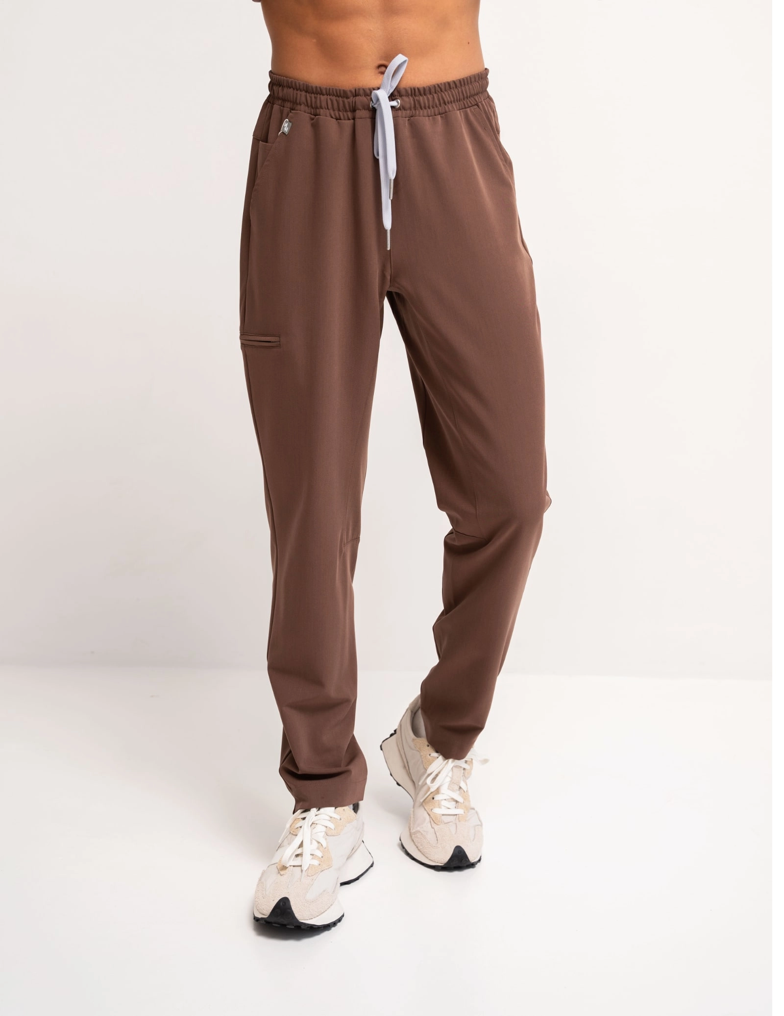 Men's Basic Pants - MILKY BROWN