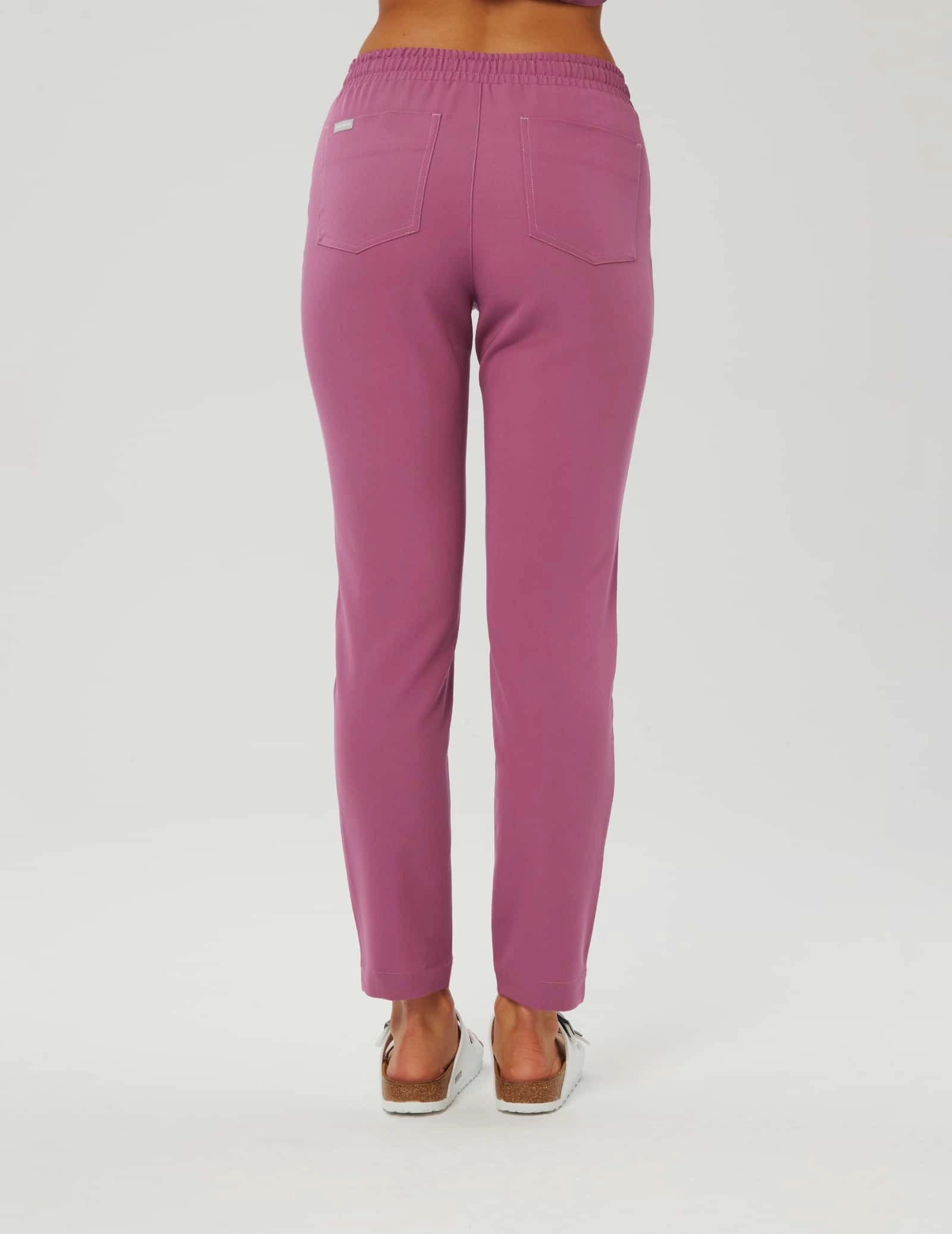 Basic Women`s Pants - BERRY SHAKE