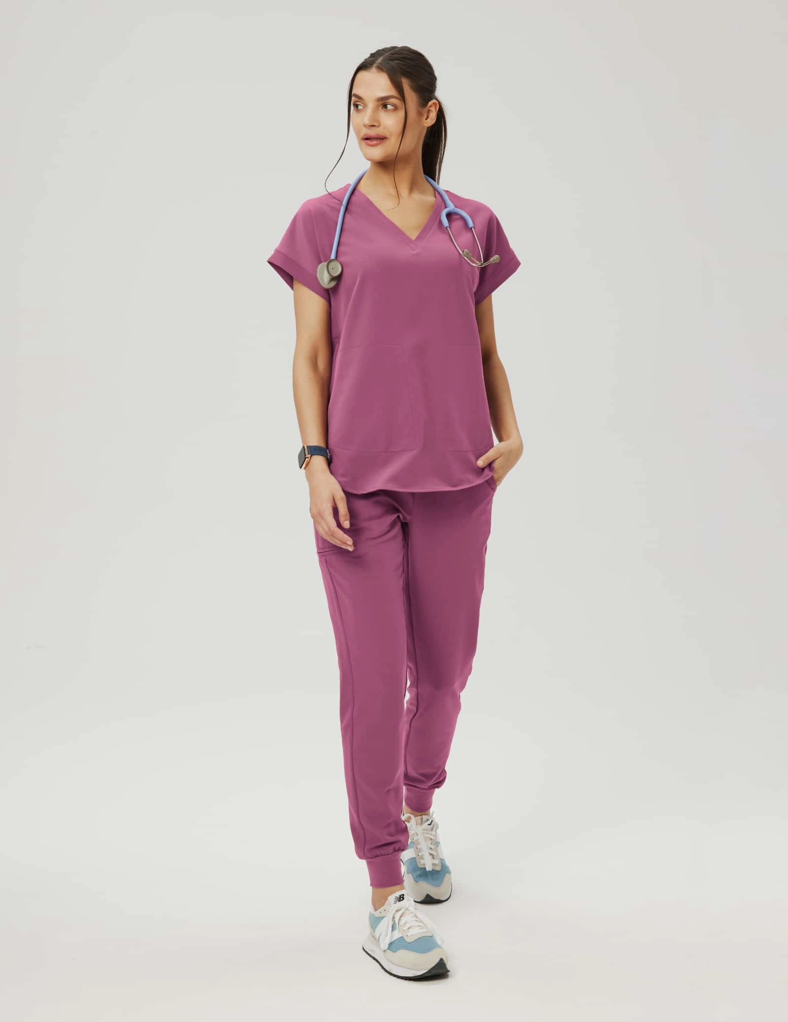 Women`s Jogger Pants - BERRY SHAKE