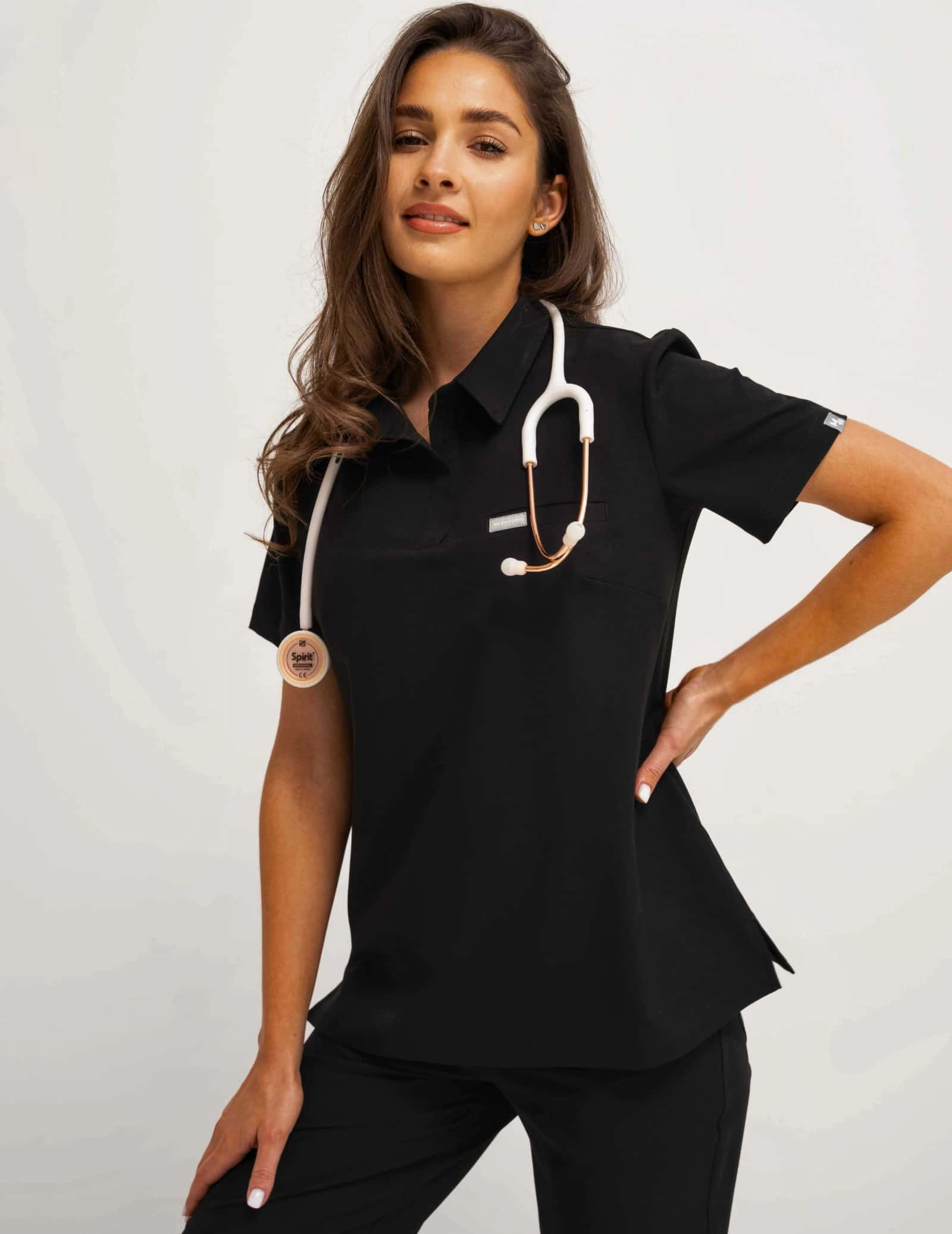 Polo T-shirt - BLACK