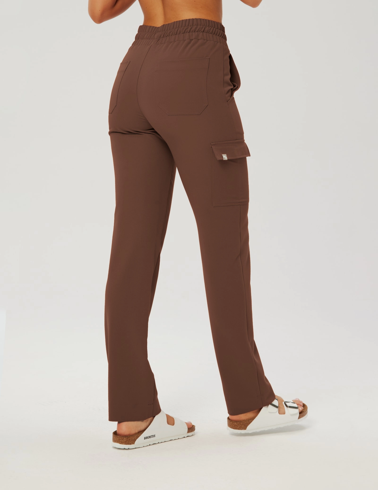 YOGA PANTS - MILKY BROWN