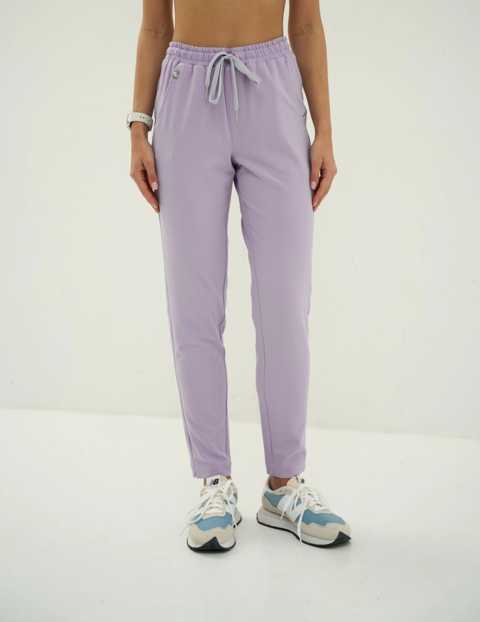 Women's Basic Pants - PURPLE HEATHER