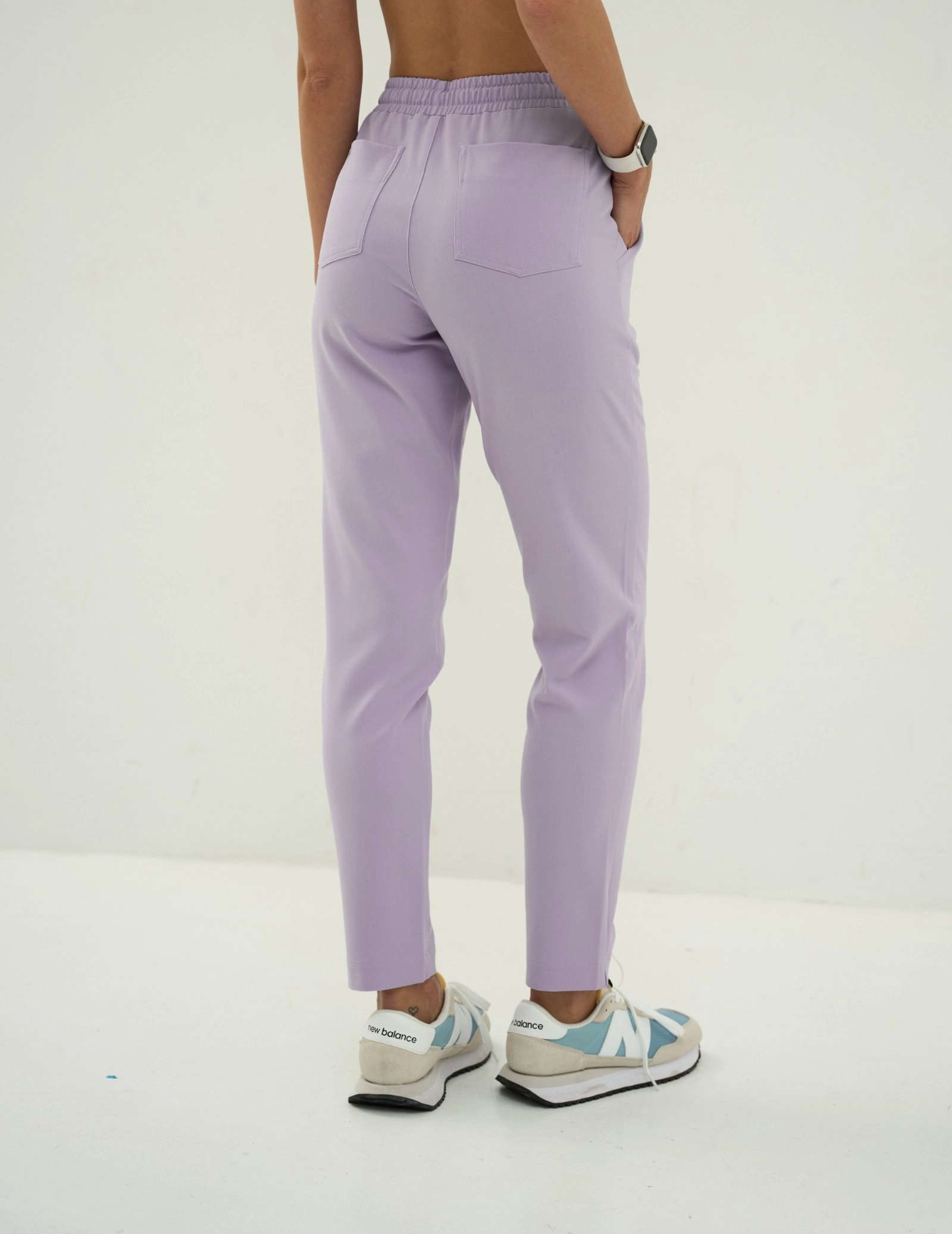 Women's Basic Pants - PURPLE HEATHER