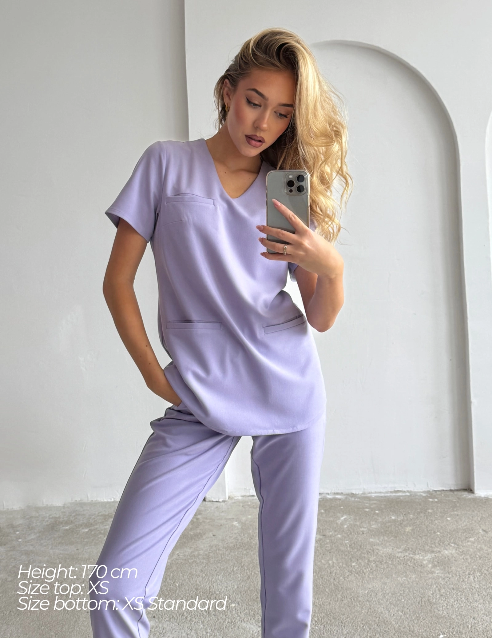 Women's Basic Pants - PURPLE HEATHER