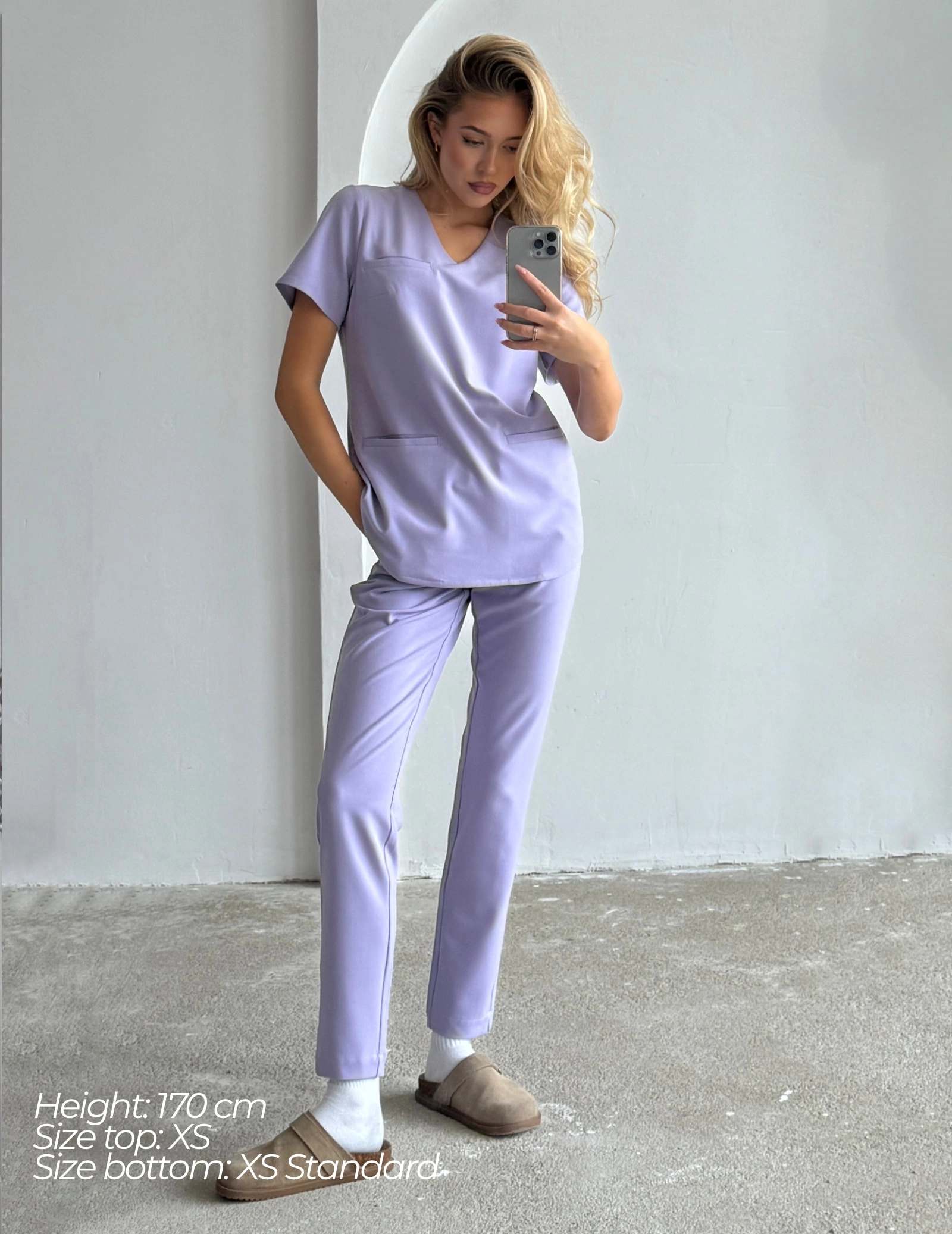 Women's Basic Pants - PURPLE HEATHER