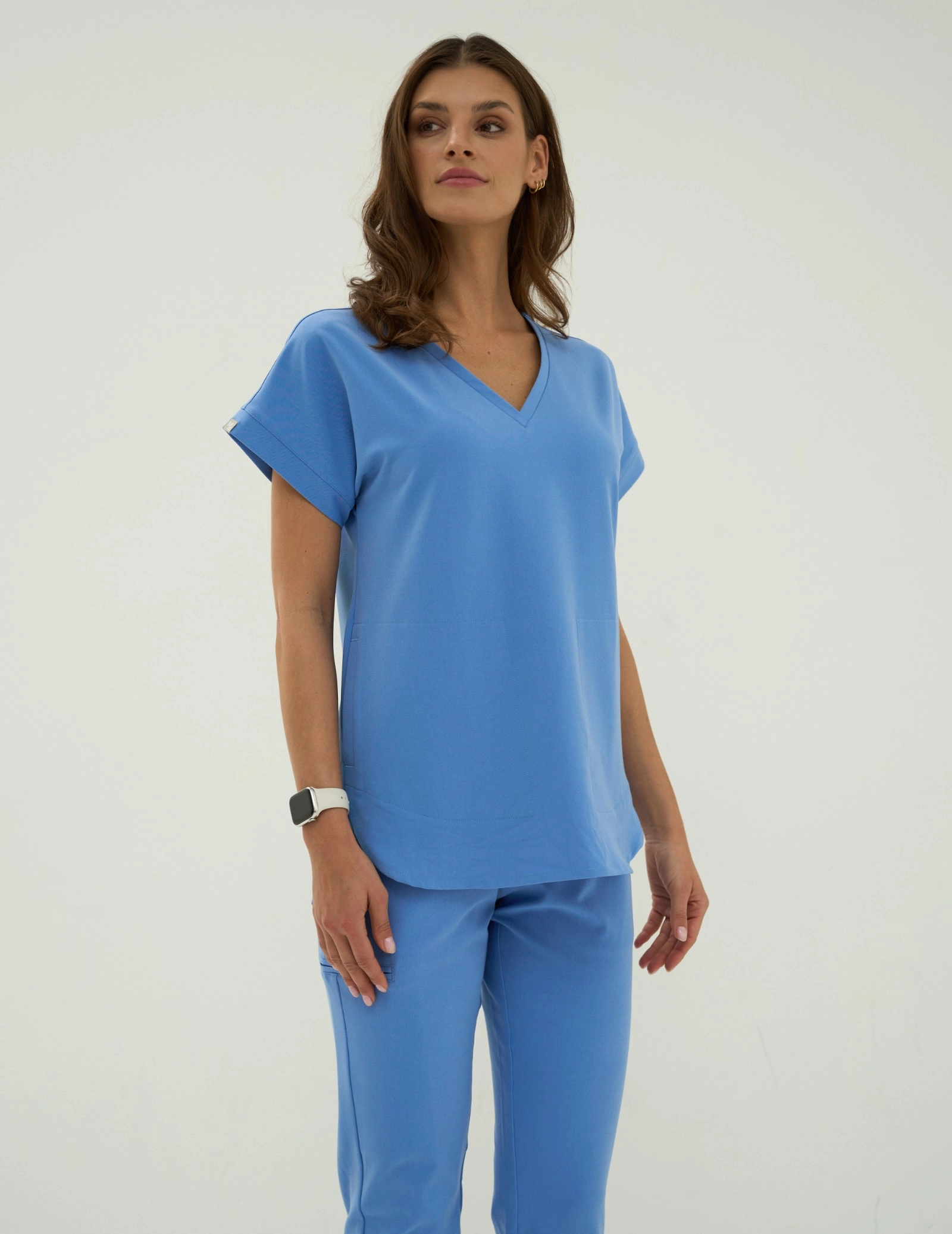 Kendall Scrub Top - MARINA BLUE