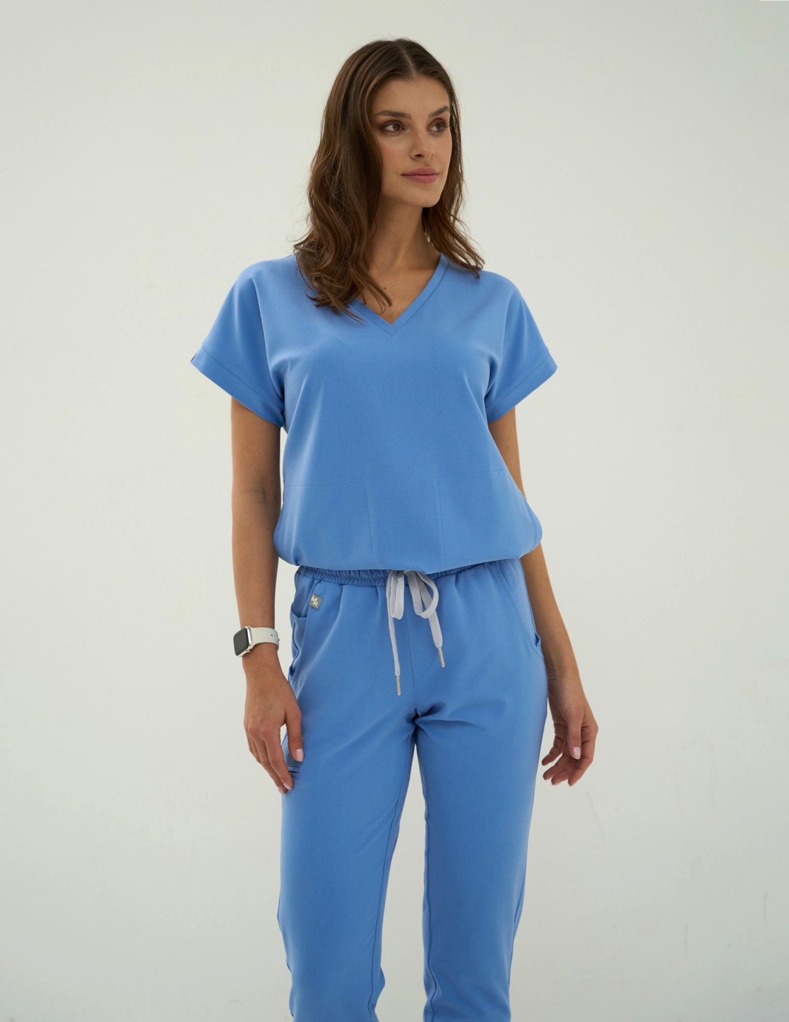 Kendall Scrub Top - MARINA BLUE