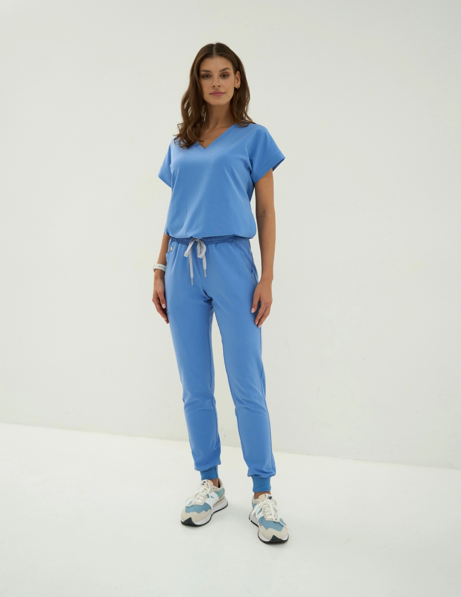 Kendall Scrub Top - MARINA BLUE