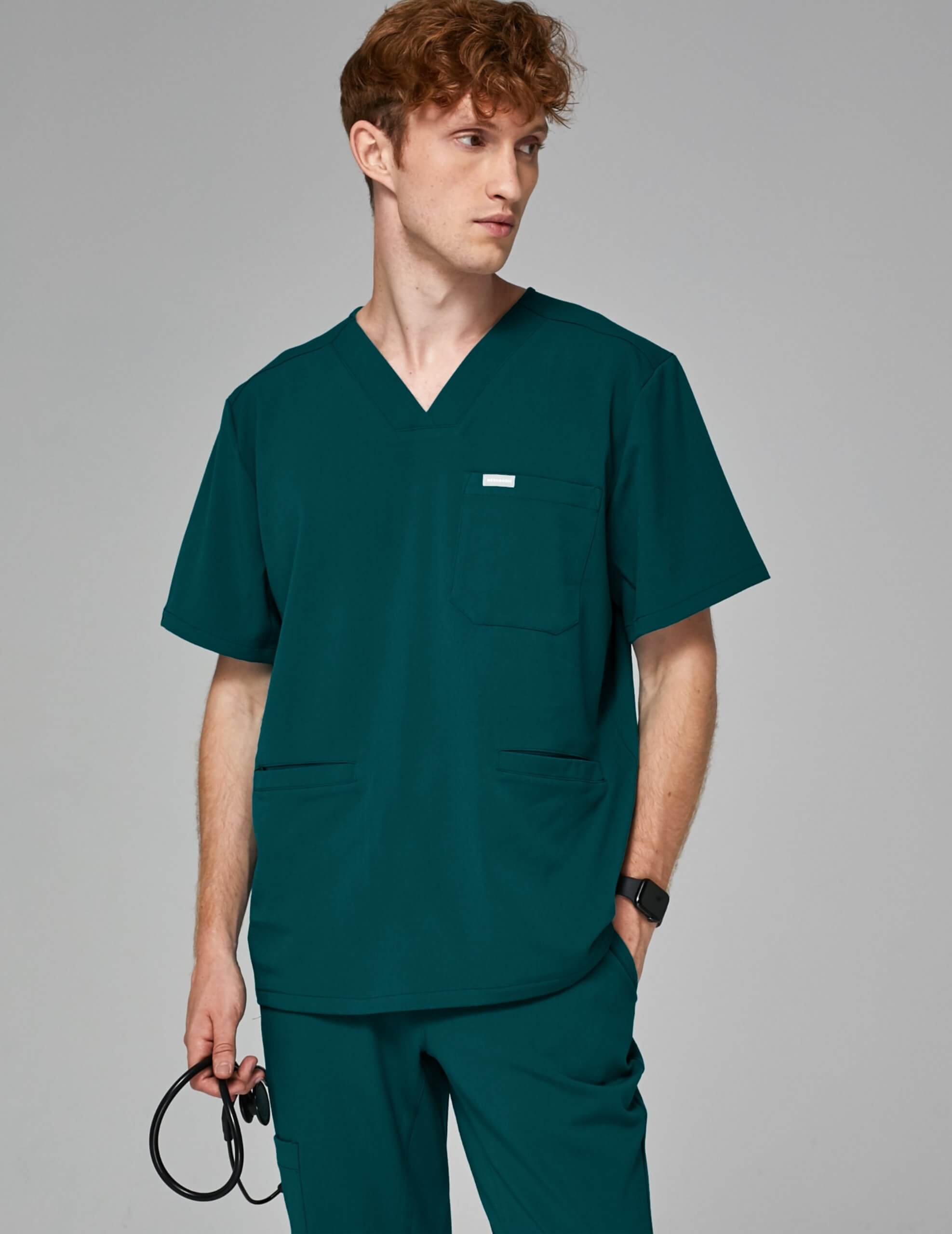 Scrub Top Birbal - DEEP GREEN