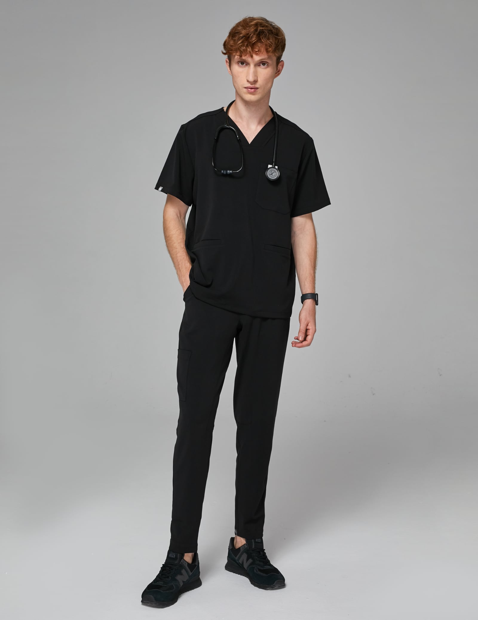 Men's Basic Pants - BLACK