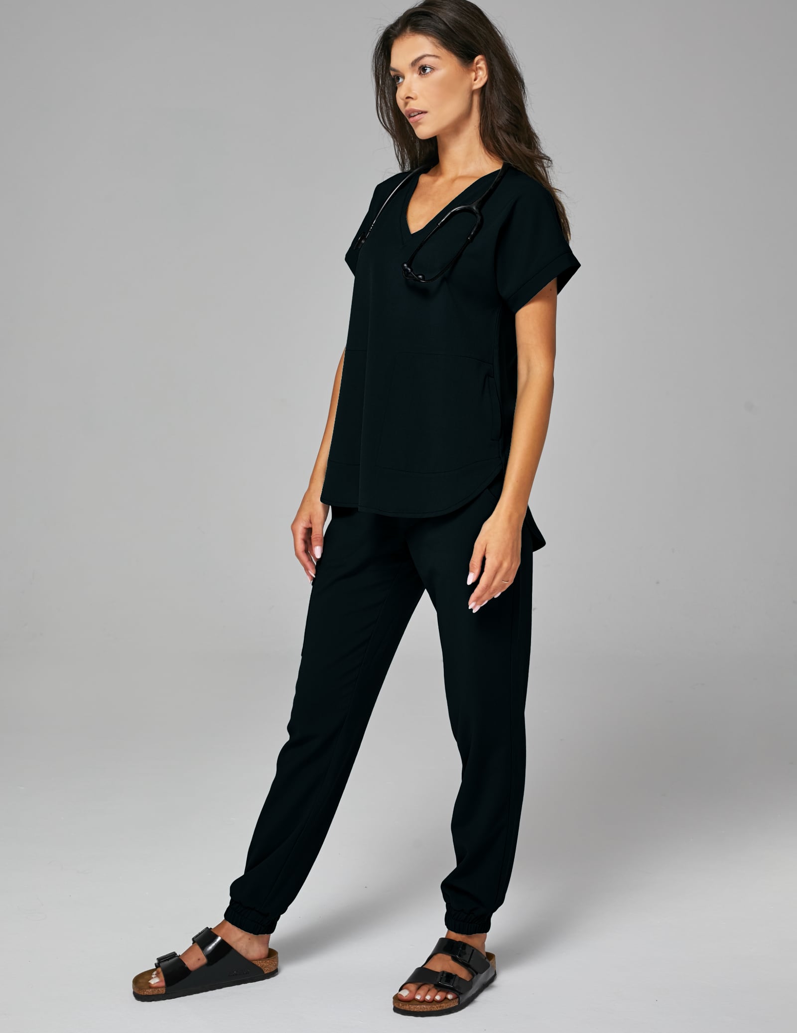 Scrub Top Kendall - BLACK